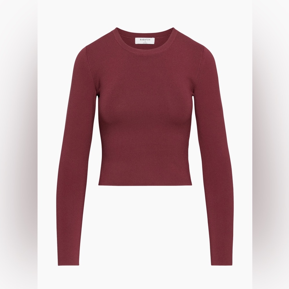 Aritzia Babaton Sculpt Knit Crew Longsleeve NWOT